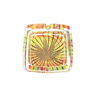 Cendrier carre - Ashtray - Leafy 3 - divers