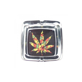 Cendrier carre - Ashtray - Leafy 3 - divers