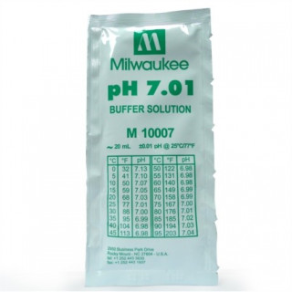 Solution d'étalonnage pH 7.01 milwaukee sachet 20 ml