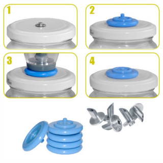 KIT SOUS VIDE POUR POT (poinçon et valve) - 5 pcs