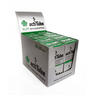 Actitube Slim filtres à charbon 20 x 10 pièces