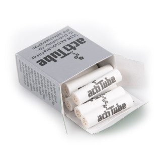 Boîte de 10 filtres a charbon pour cigarettes - 6mm - Actitube