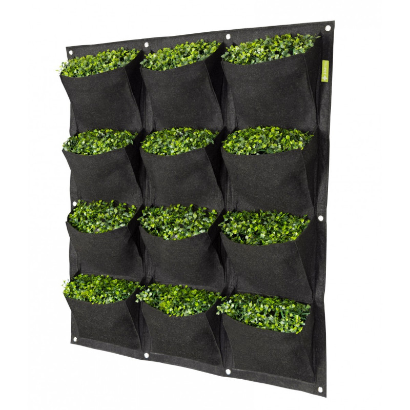 Mur végétal WALLPOT 12 poches - 90 x 100 cm