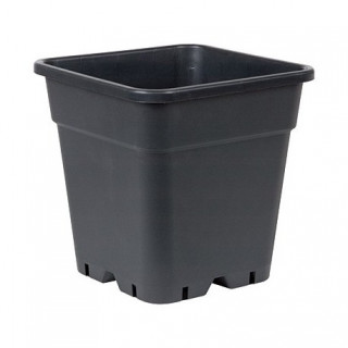 Pot carré noir 14 litres - 28,5 x 28,5 x 29 cm