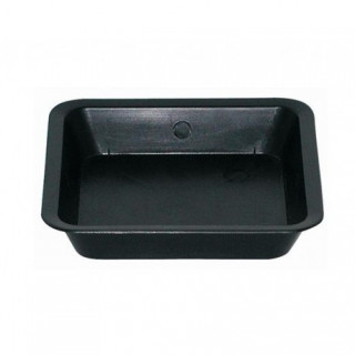 Soucoupe carrée noire 18,9 x 18,9 cm - pots 5,5 litres
